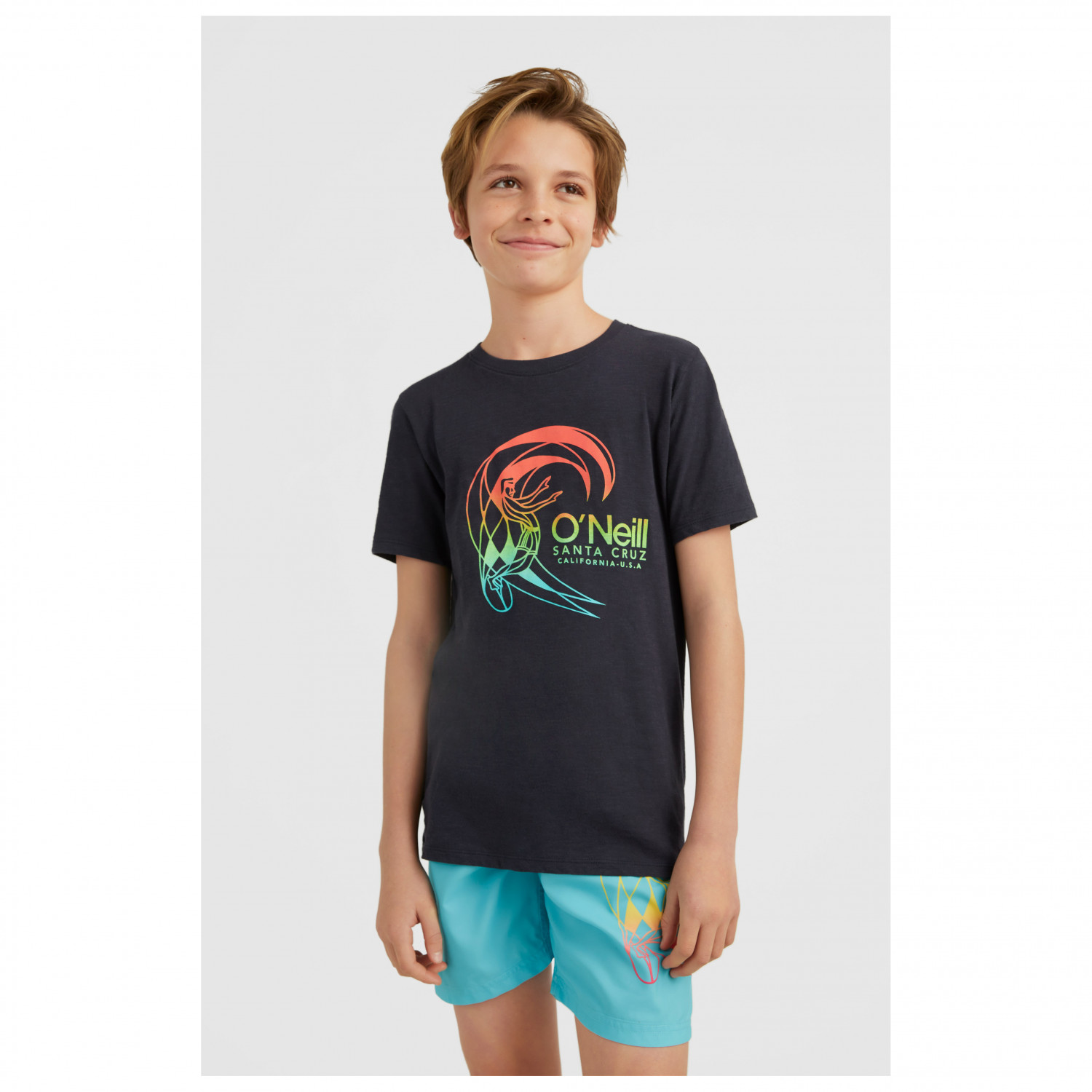 O'NEILL Circle Surfer T-Shirt Donna Manica Corta - Pacco Da 2, Vestibilità Regolare