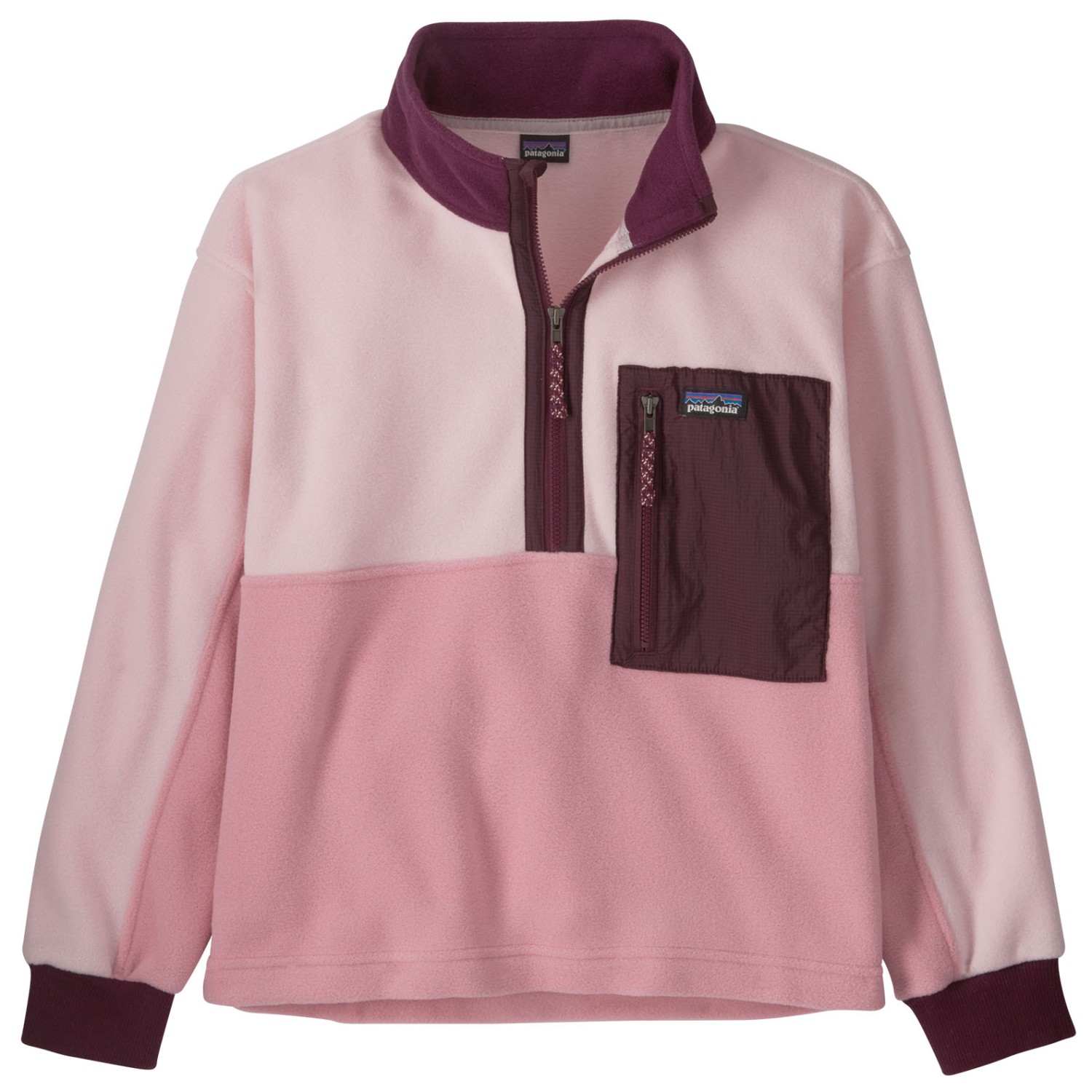 Patagonia pink zip up fleece, 2 years main image 0