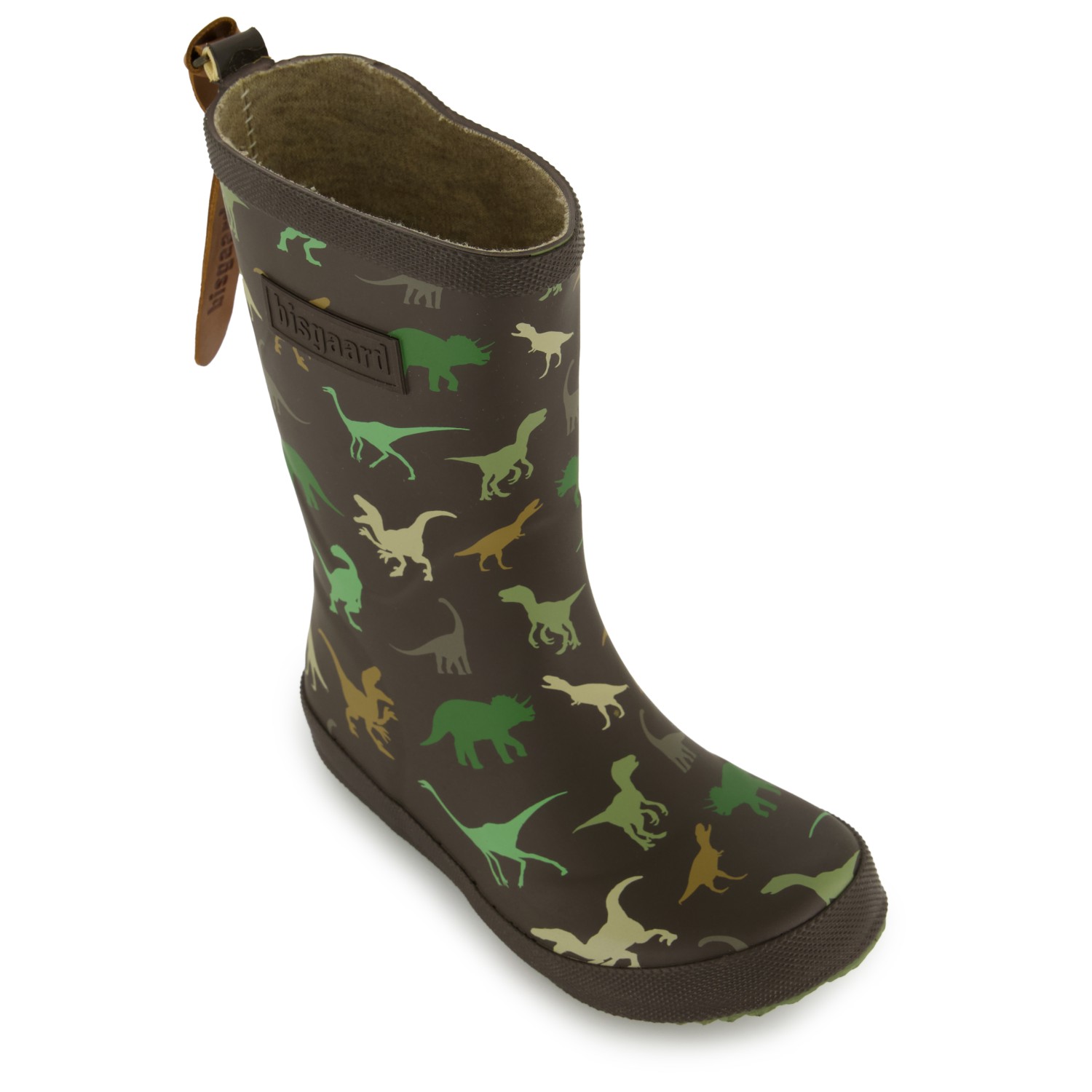 Bisgaard Unisex Bambini Rubber Rain Boot, Oliva, 24 EU