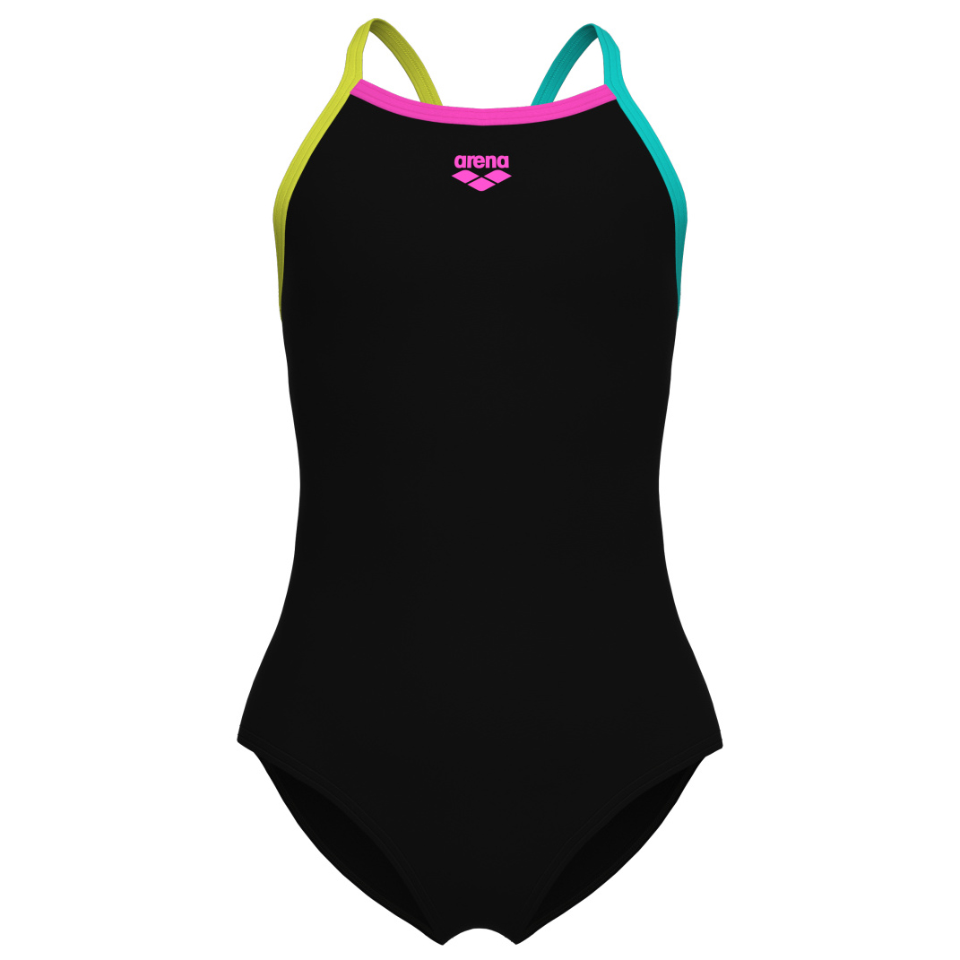 Costume Intero Arena Donna - Design Abstract, Resistente Al Cloro, UPF 50+, Perfetto Per Nuoto E Allenamenti - Foto 9