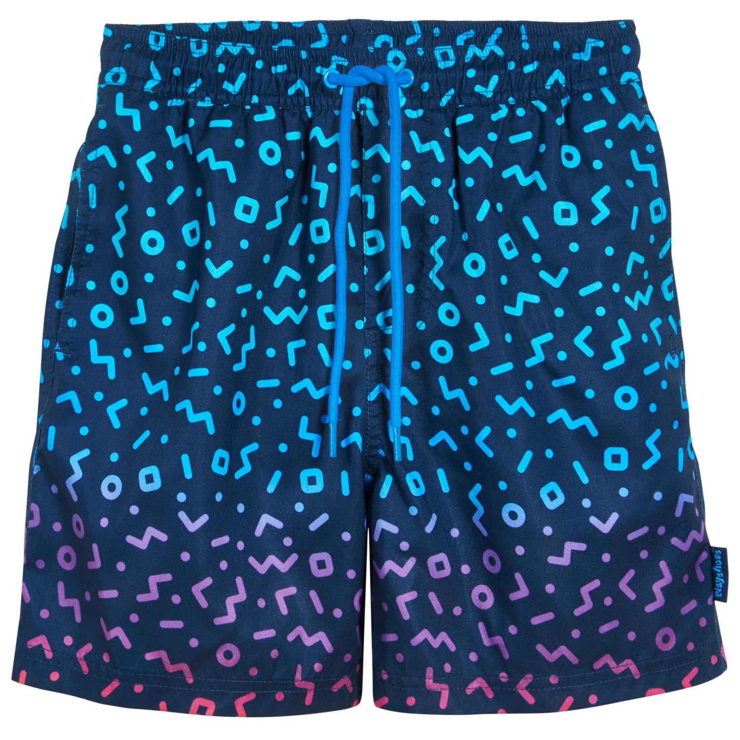 Playshoes Regenset voor jongens, haai allover regenjas