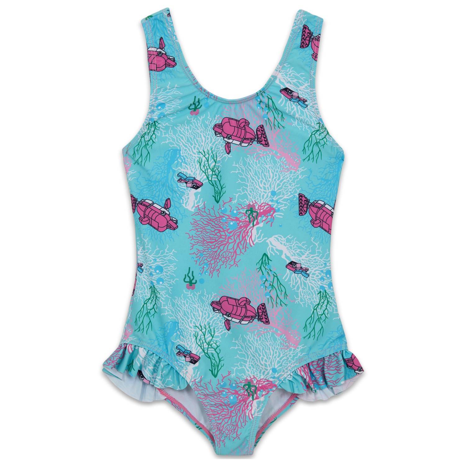 Maillot De Bain 3 Pièces Adolescente - Taille Haute, Sportif Et Protection UV, Idéal Piscine Et Plage