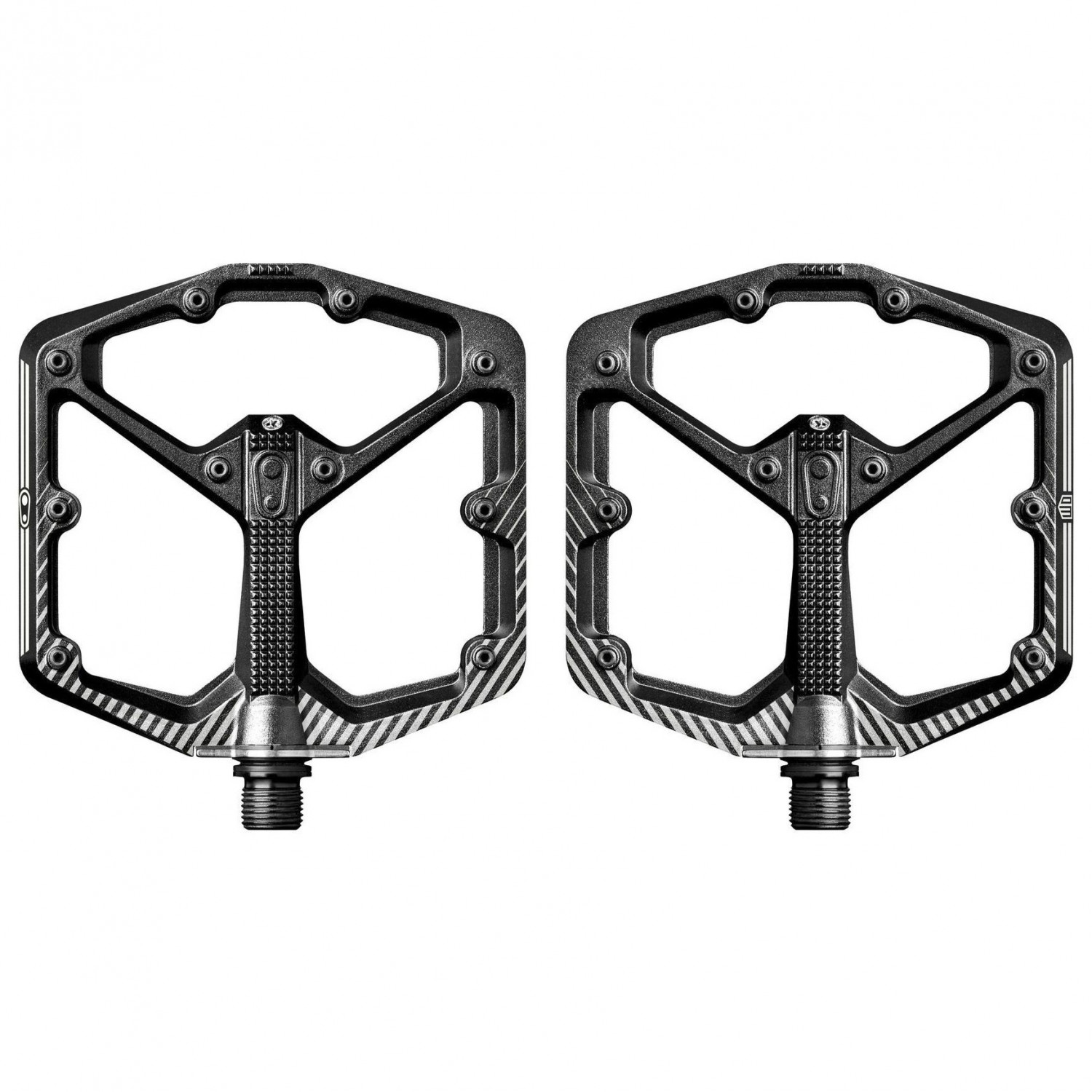 Pédales Plates Crankbrothers Stamp – Pour BMX/VTT, Plateforme Composite Rouge (taille S, Neuves)
