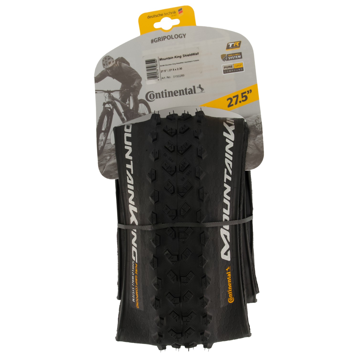 Continental Mountain King ShieldWall Reifen – 27.5x2.80, Tubeless Ready, 2 Stück