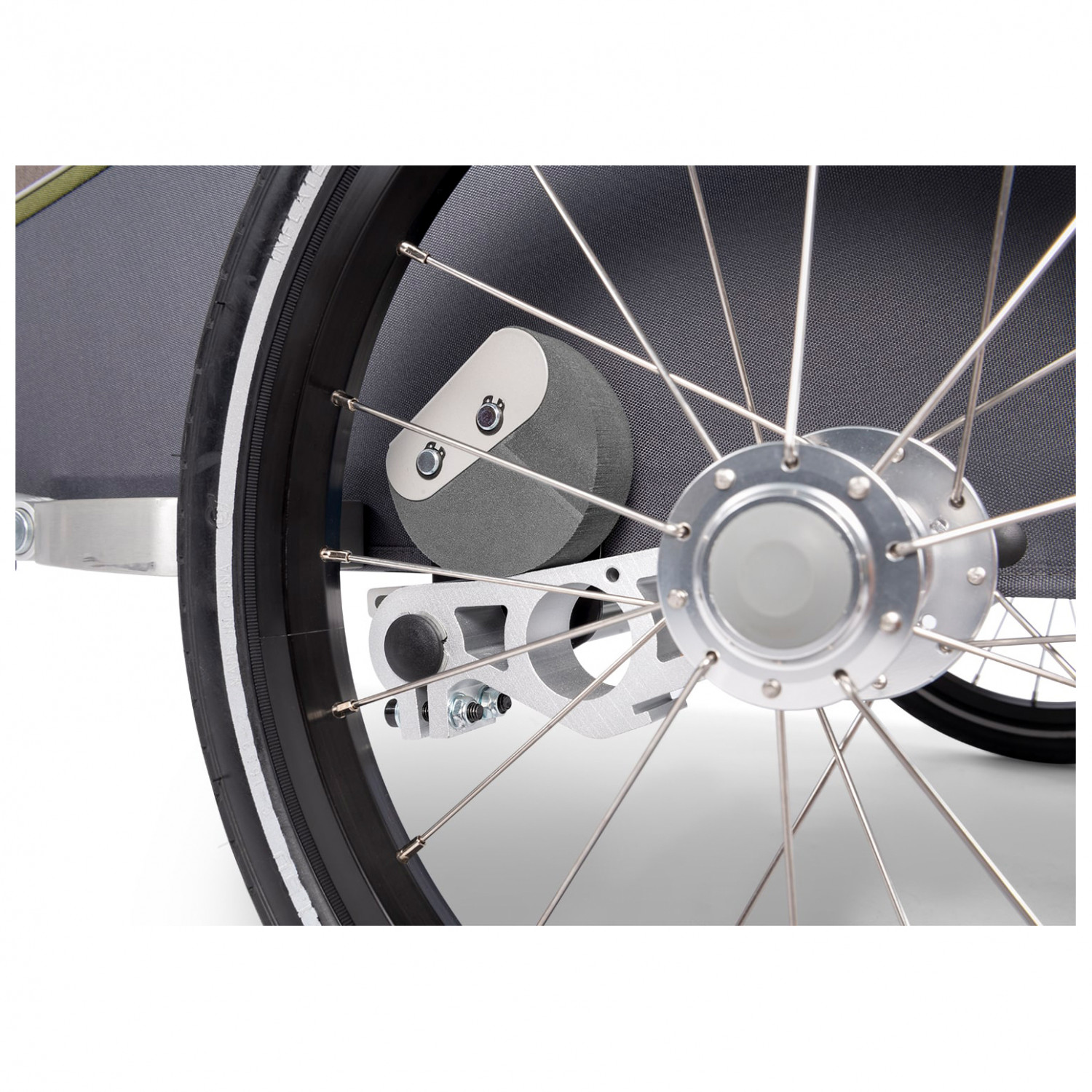 Croozer Cargo Tuure – Remorque Vélo Marchandises + Kit Main Courante – Set Bleu Avec Suspension AirPad®