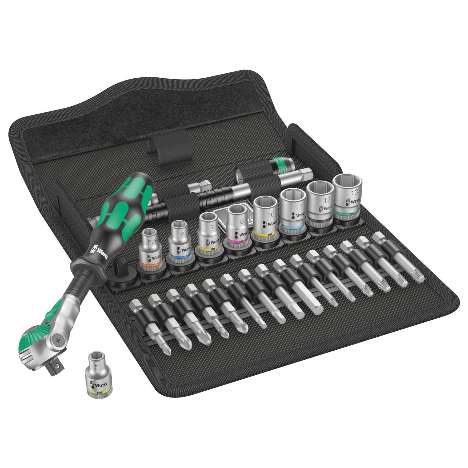 Wera 1/2 Zoll Vierkant 10 → 19mm Steckschlüsseleinsatz-Set
