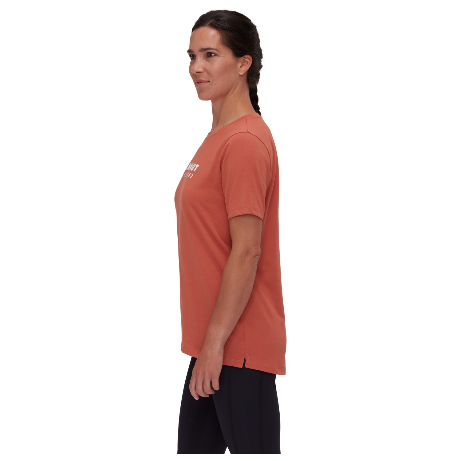 Mammut Core T-Shirt Donna - Schiena Incrociata, Cotone Biologico E Poliestere Riciclato, GOTS