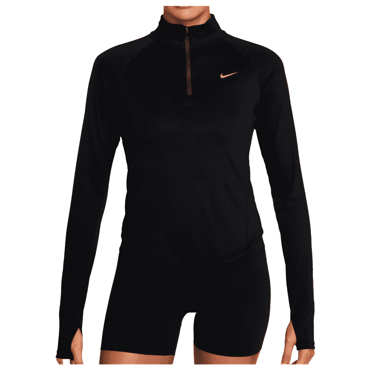nike dri fit zip tops