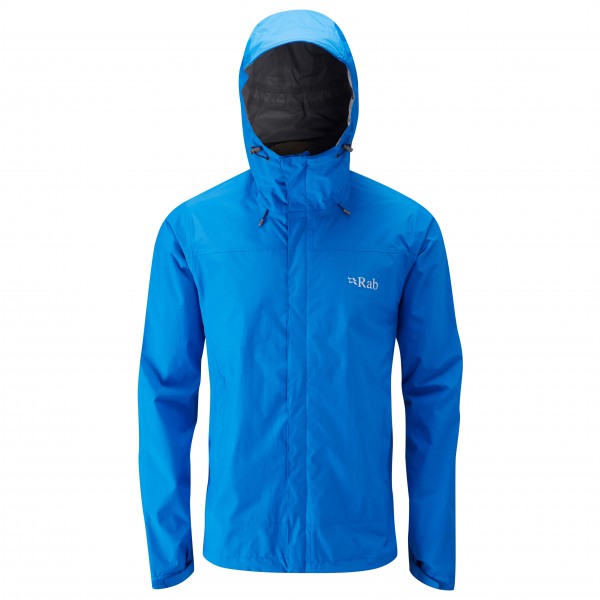 Rab Giacca Downpour Light Uomo - Giacca Antivento E Impermeabile Per Alpinismo E Trekking