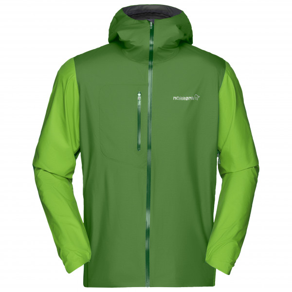 Veste Norrona Bitihorn Dri1 Imperméable – Homme, Noir, Taille M, Capuche
