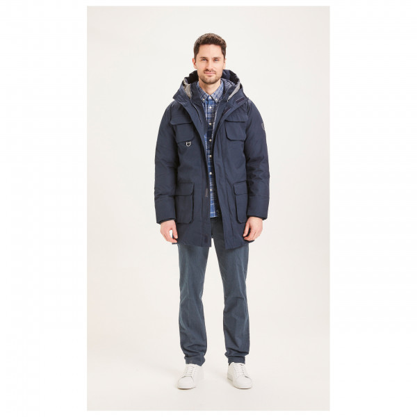 KnowledgeCotton Apparel - Arctic Canvas Parka Jacket Vegan - Pitkä takki