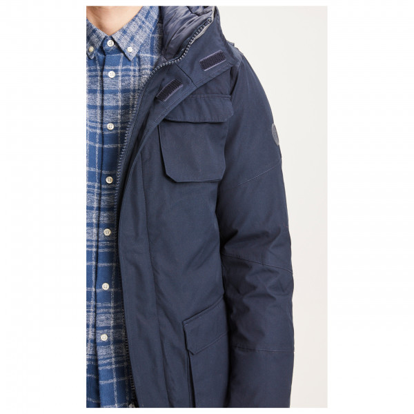 KnowledgeCotton Apparel - Arctic Canvas Parka Jacket Vegan - Pitkä takki