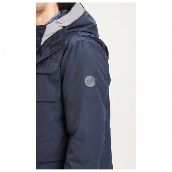 KnowledgeCotton Apparel - Arctic Canvas Parka Jacket Vegan - Pitkä takki