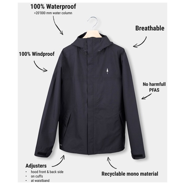 NIKIN - Treejacket Rain - Regnjacka
