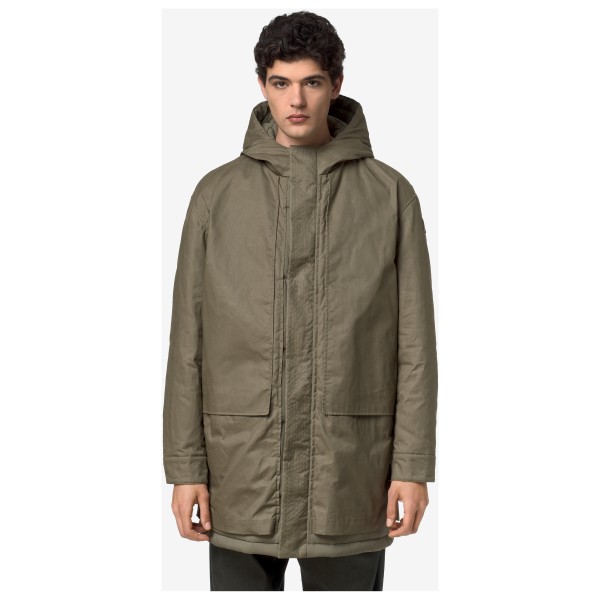 K-Way - Curti Wax Cotton Nylon - Lange jas