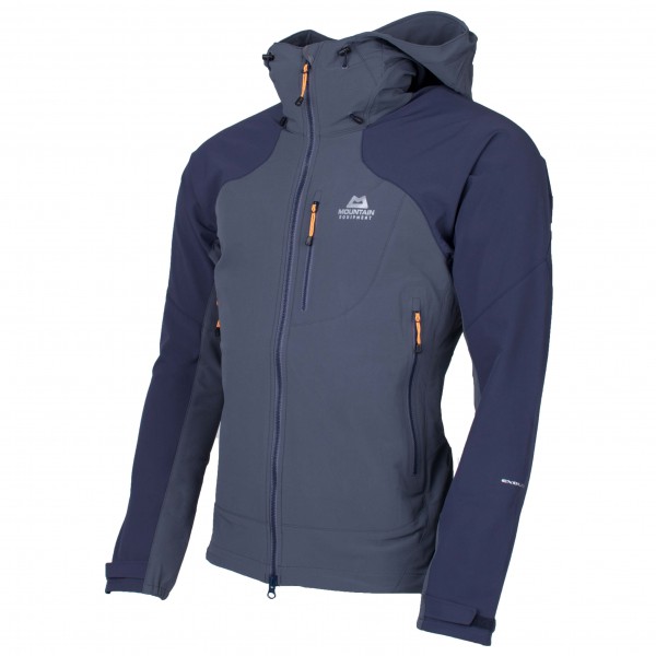 men's frontier hooded softshell jacket