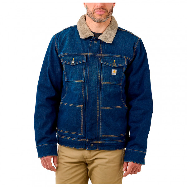 Carhartt - Relaxed Denim Sherpa Lined Jacket - Fritidsjakke