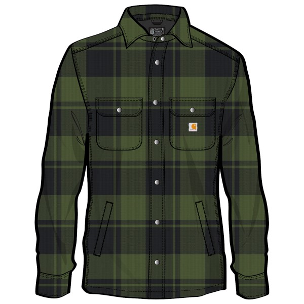 carhartt quilted flannel shirt