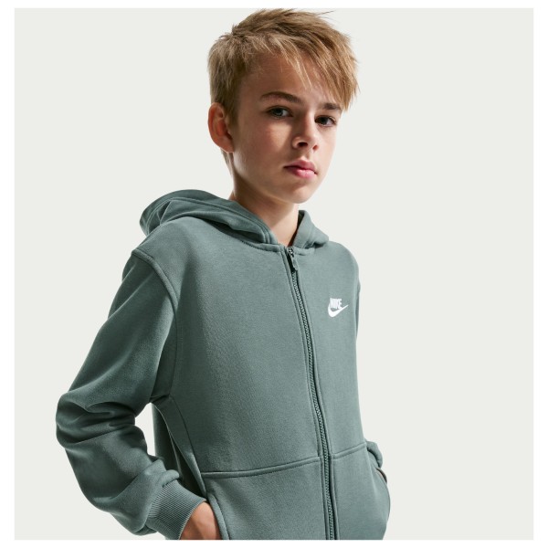 Nike - Kid's NSW Club FT Hooded Full ZIP L/S LBR - Hoodie met rits