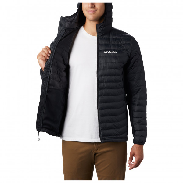 Columbia - Powder Pass Hooded Jacket - Syntetisk jakke
