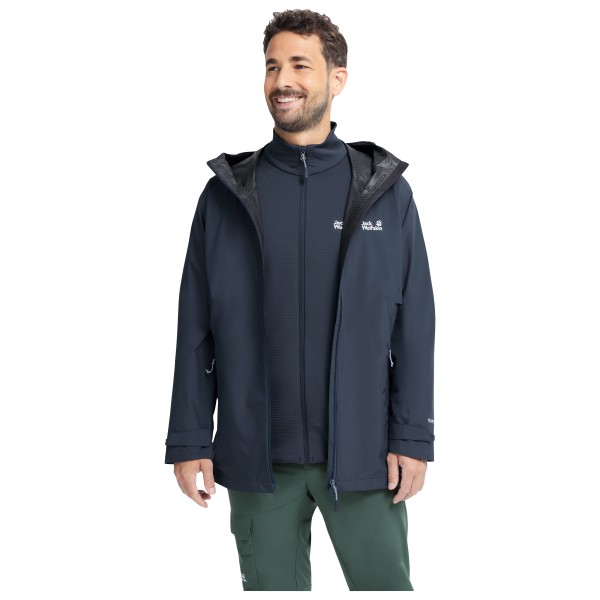 Jack Wolfskin - Litestride 3in1 Jacket - 3 i 1-jakke