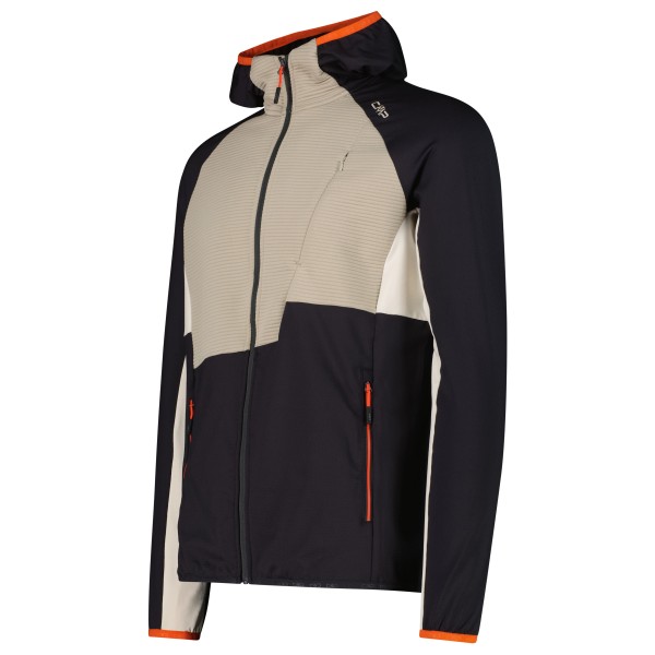 CMP - Grid Tech Jacket Fix Hood - Syntetisk jakke