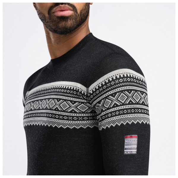 Aclima - DE Marius Crew Neck - Merinovillapulloverit