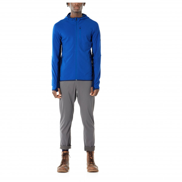 Icebreaker - Descender L/S Zip Hood - Fleecevest