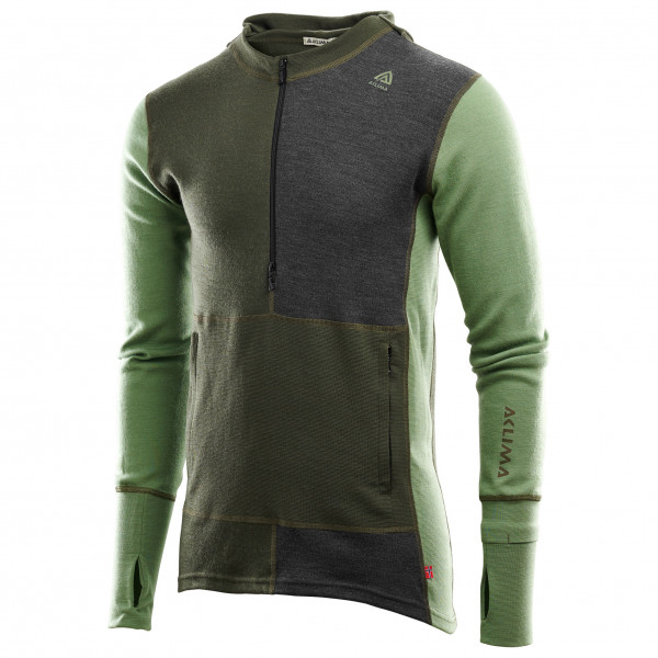 Aclima - Warmwool Hood Sweater Zip - Jerséis de lana merina