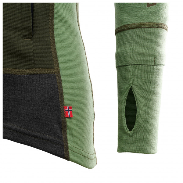 Aclima - Warmwool Hood Sweater Zip - Jerséis de lana merina