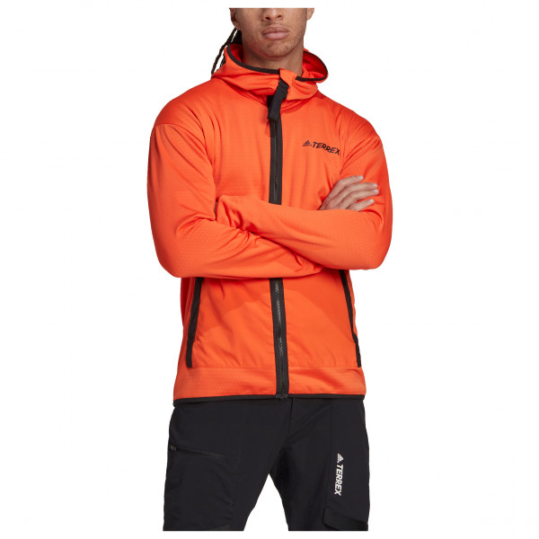 adidas Terrex - Terrex Tech Flooce Light Hooded Fleece - Fleece jacket