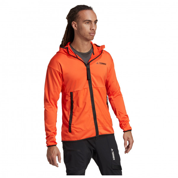 adidas Terrex - Terrex Tech Flooce Light Hooded Fleece - Fleece jacket
