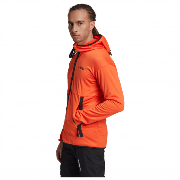 adidas Terrex - Terrex Tech Flooce Light Hooded Fleece - Fleecejacke