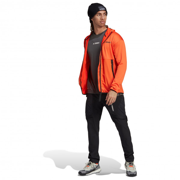 adidas Terrex - Terrex Tech Flooce Light Hooded Fleece - Fleecejacke