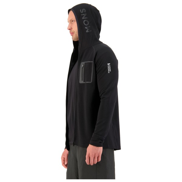 Mons Royale - Traverse Full Zip Hood - Sudadera de lana merina