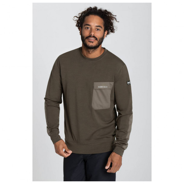 super.natural - Alpine Pocket Crew - Merinotrui