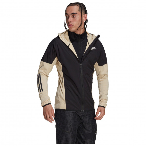 adidas Terrex - Terrex Techrock Flooce Hooded Windbreaker - Fleecevest