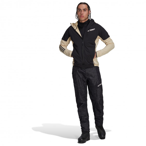 adidas Terrex - Terrex Techrock Flooce Hooded Windbreaker - Fleecevest