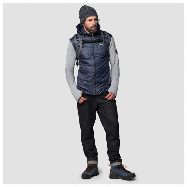 Salewa - Fanes Engineered Alpine Merino Hybrid Jacket - Chaqueta de merino