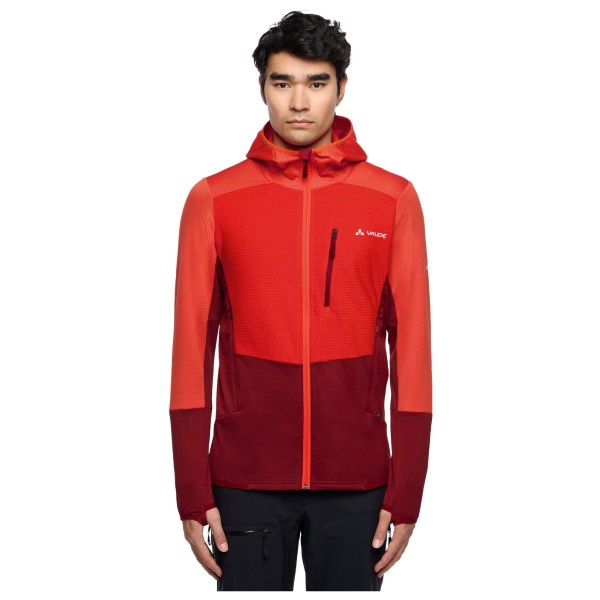 Vaude - Monviso Hooded Grid Fleece Jacket - Fleecejakke