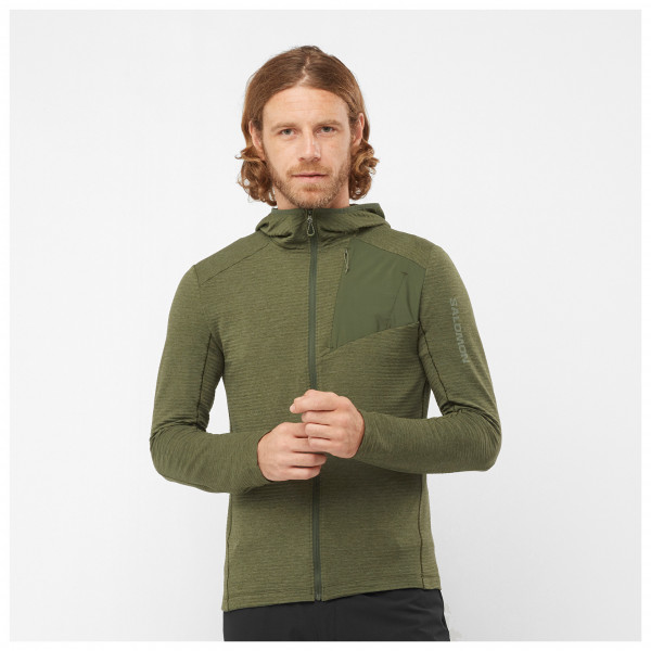 Salomon - Outline Fullzip Hoodie - Fleecevest