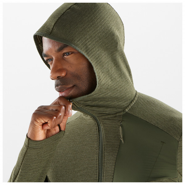 Salomon - Outline Fullzip Hoodie - Fleecevest