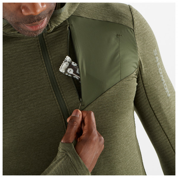 Salomon - Outline Fullzip Hoodie - Fleecevest