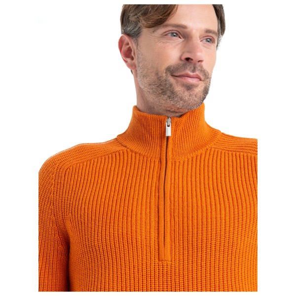 Icebreaker - Lodge L/S Half Zip Sweater - Merinotrui
