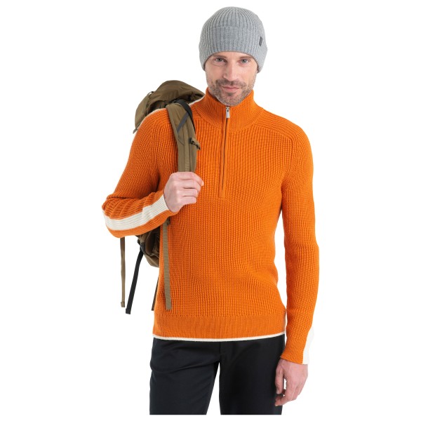 Icebreaker - Lodge L/S Half Zip Sweater - Merinotrui