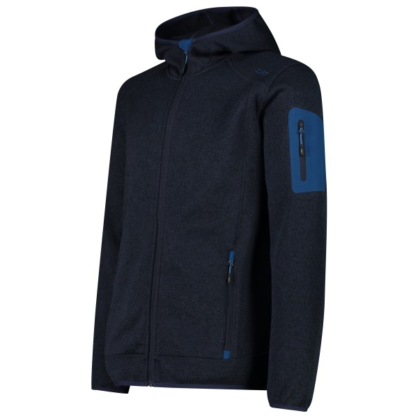 CMP - Jacket Fix Hood Jacquard Knitted 3H60847N - Fleecejakke