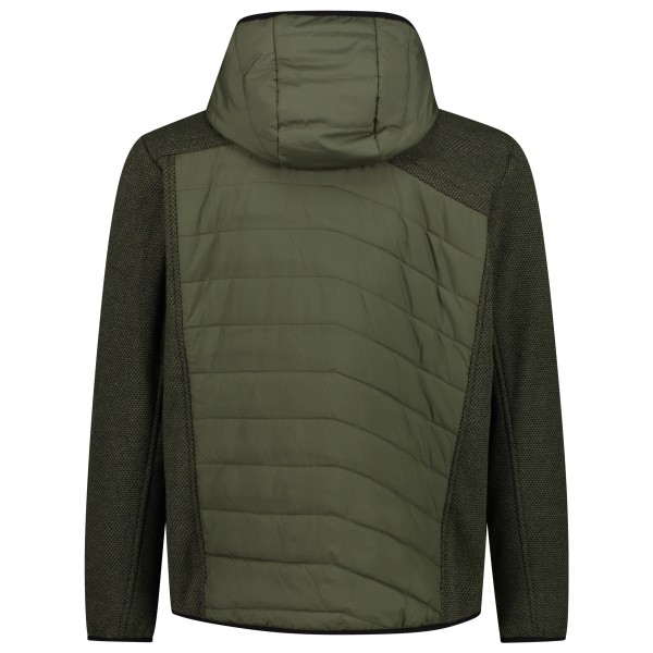 CMP - Jacket Hybrid Fix Hood Poly Pongee - Fleecetakki