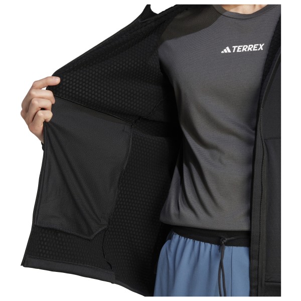 adidas Terrex - Terrex Xperior Light Fleece Hooded Jacket - Forro polar