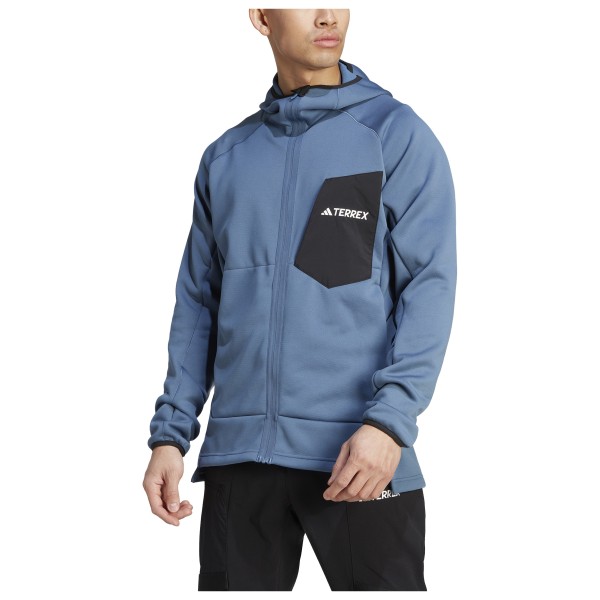 adidas Terrex - Terrex Xperior Medium Fleece Hooded Jacket - Forro polar