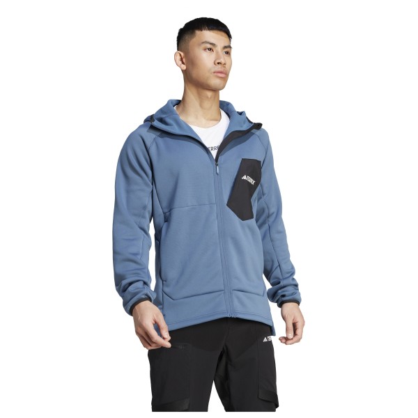 adidas Terrex - Terrex Xperior Medium Fleece Hooded Jacket - Forro polar